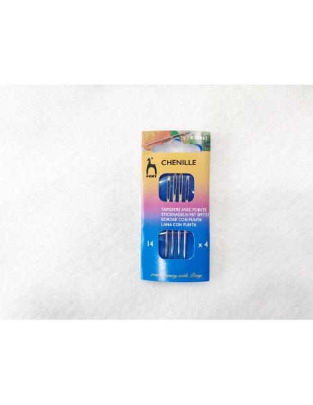 AGUJAS DE COSER LANA CON PUNTA